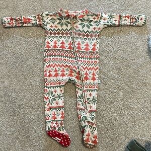 Posh Peanut Newborn Christmas Onesie